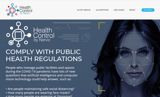 Health Control by Nervic is a computer vision solution in order to comply with public health regulations